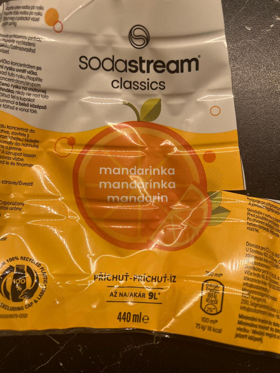 Fotografie - Mandarinka Sodastream