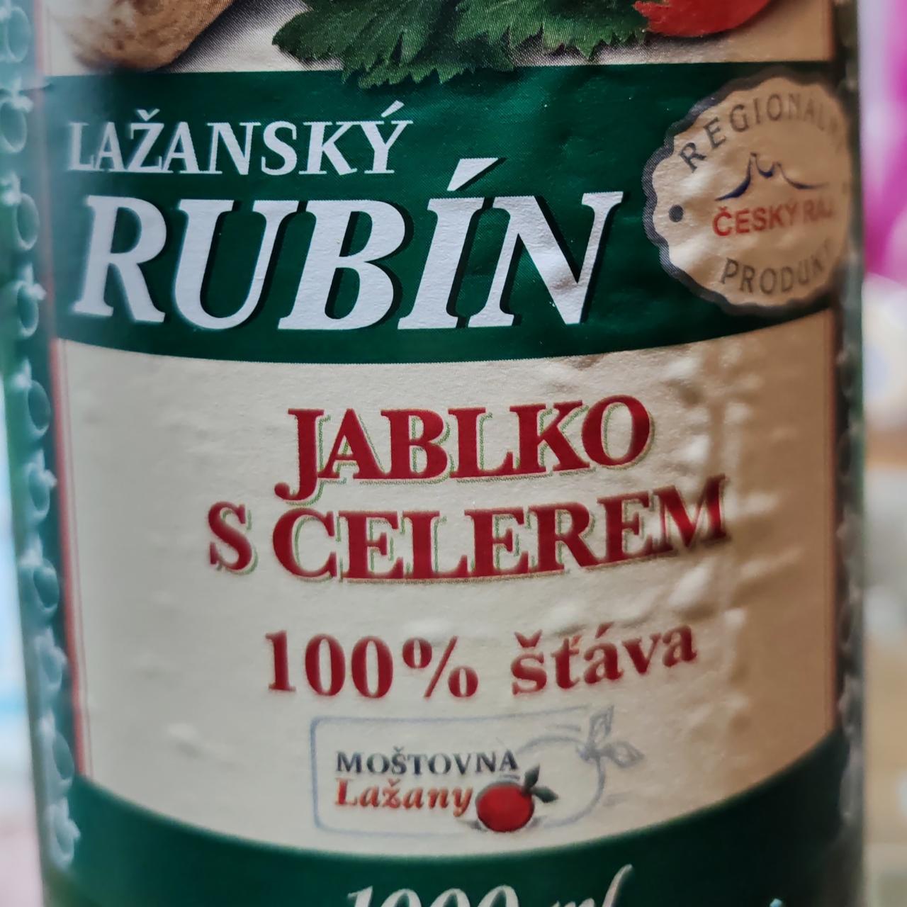 Fotografie - Jablko s celerem 100% šťáva Lažanský Rubín