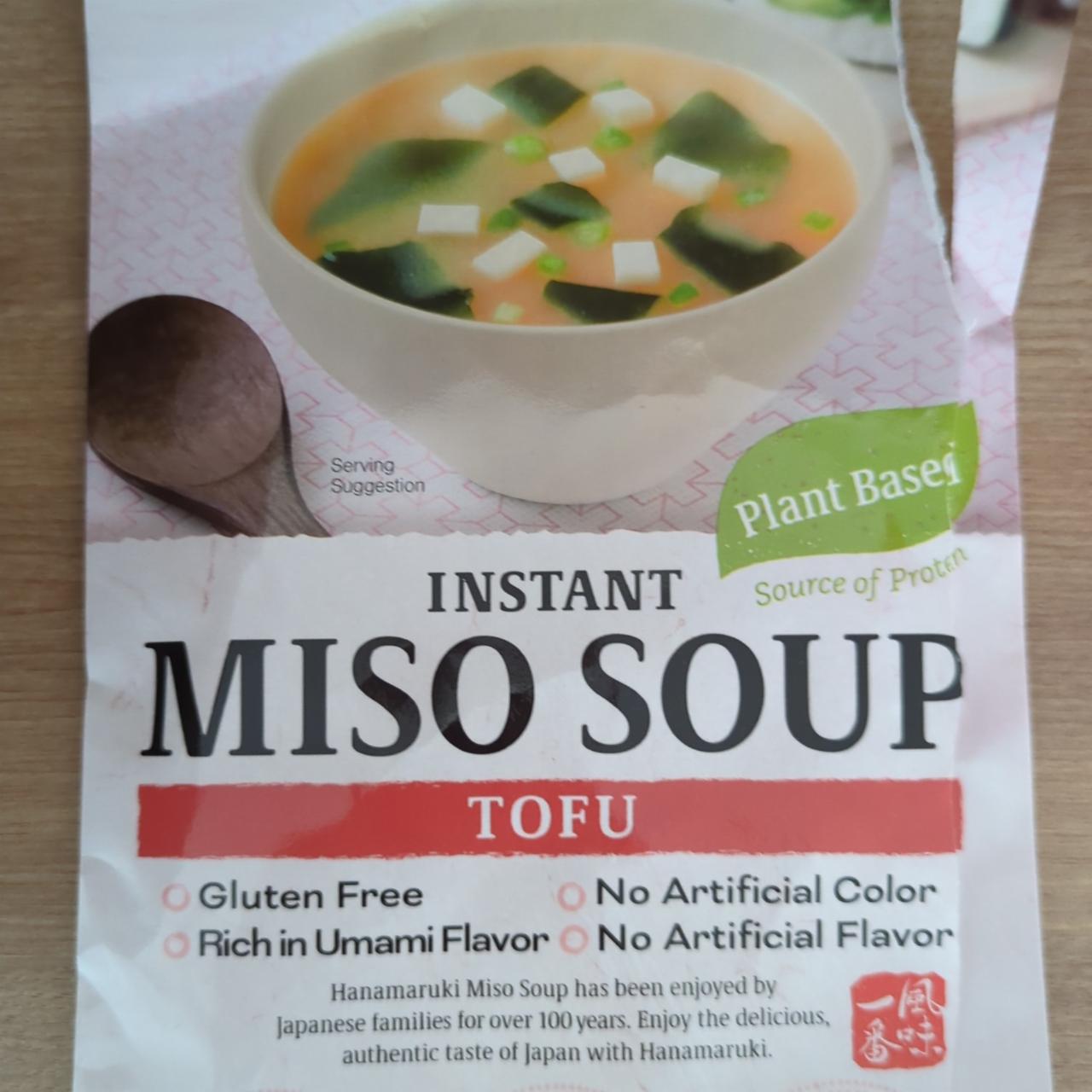 Fotografie - Instant Miso Tofu Soup Hanamaruki