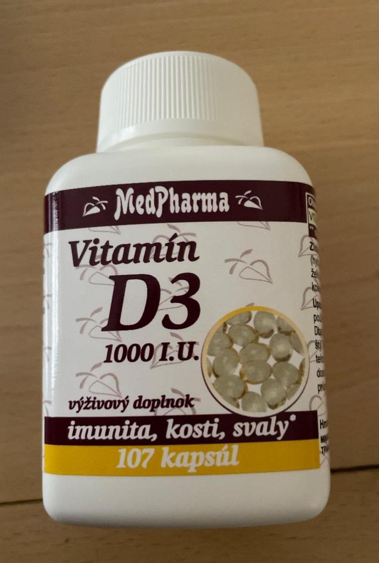 Fotografie - Vitamin D3 1000 i.u. MedPharma