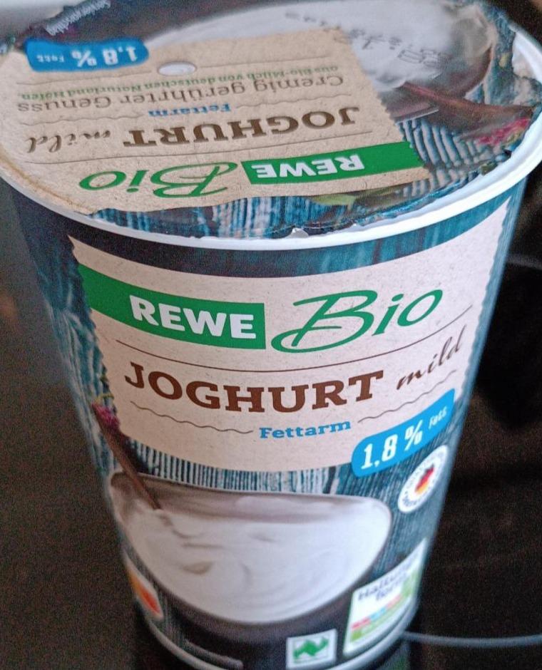 Fotografie - Joghurt mild 1,8% fet Rewe bio