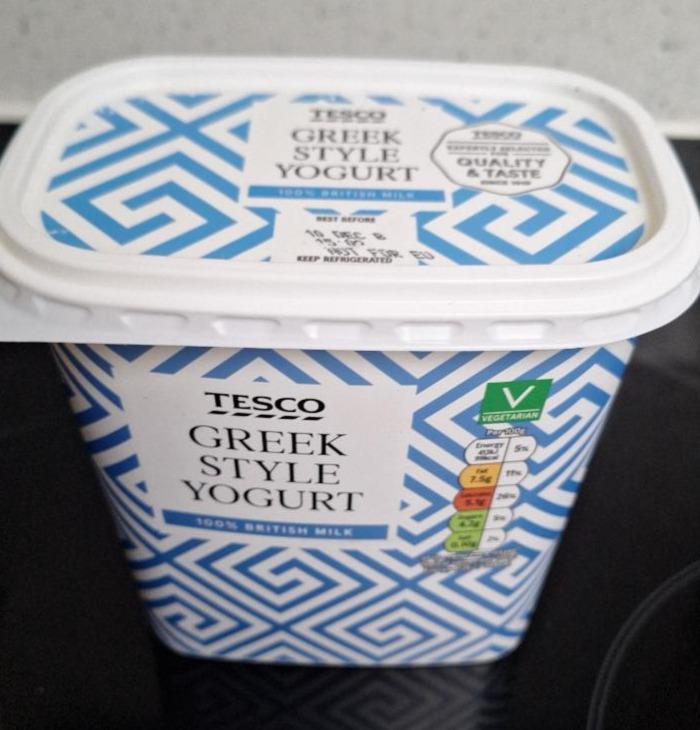 Fotografie - Greek Style Yoghurt Tesco