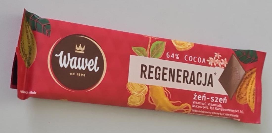 Fotografie - Regeneracja żeń-szenia 64% cocoa Wawel