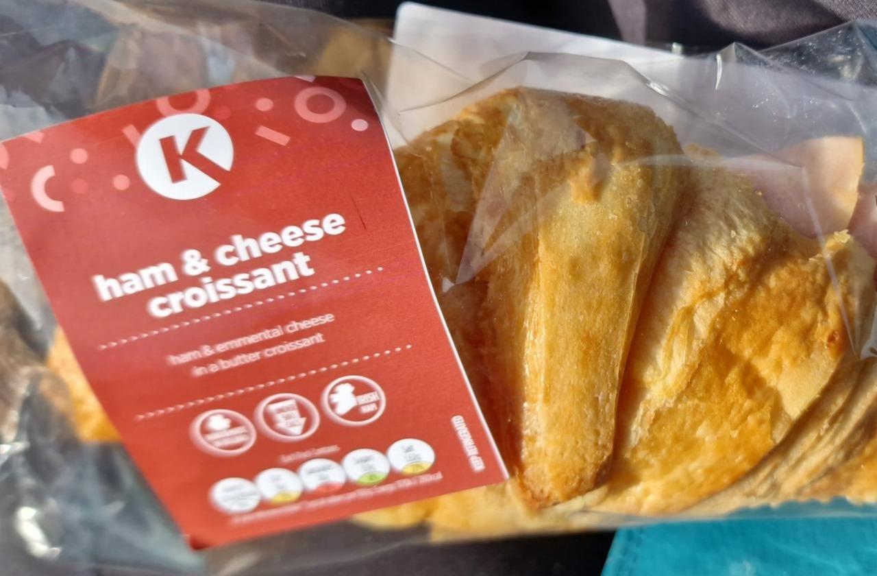 Fotografie - Ham & cheese croissant Circle K