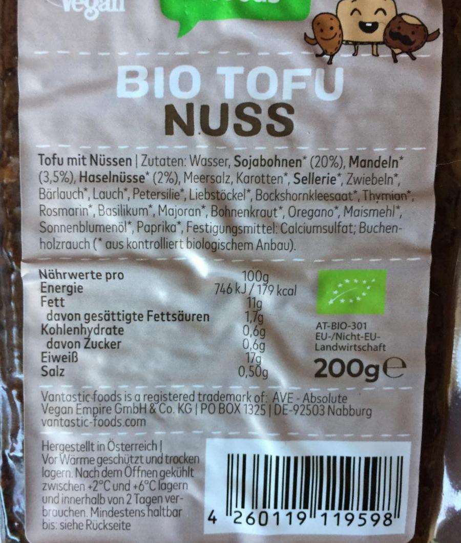 Fotografie - BIO tofu nuss