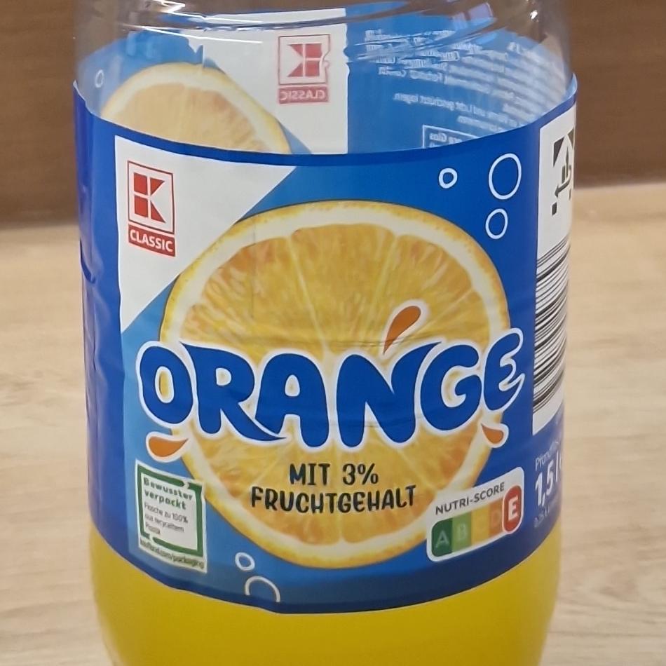 Fotografie - Orange mit 3% fruchtgehalt K-Classic