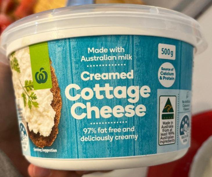 Fotografie - Creamed cottage cheese Woolworths