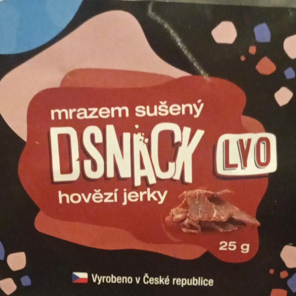 Fotografie - Mrazem sušený hovězí jerky DSnack