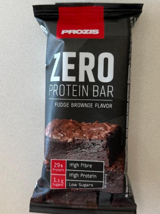 Fotografie - ZERO Protein bar Fudge Brownie flavor Prozis