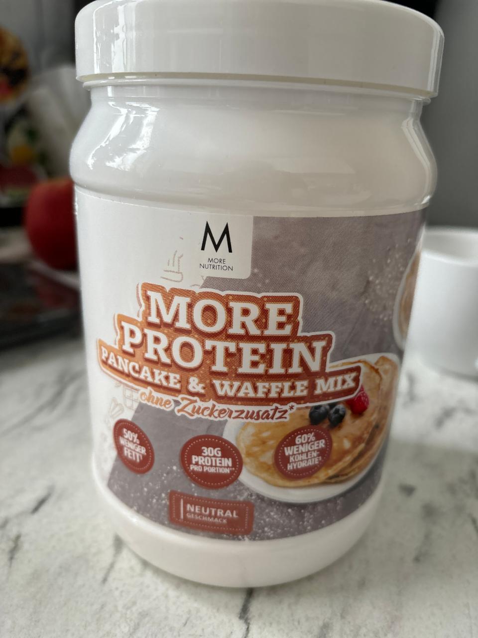 Fotografie - More protein pancake & waffle mix More Nutrition