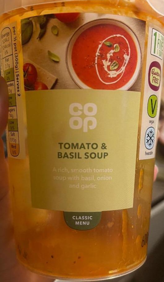 Fotografie - Tomato & basil soup Co-op