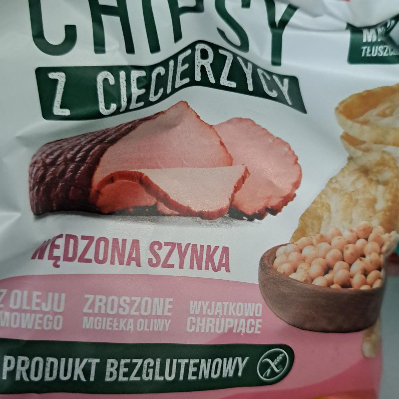 Fotografie - Chipsy z ciecierzycy wędzona szynka Sonko