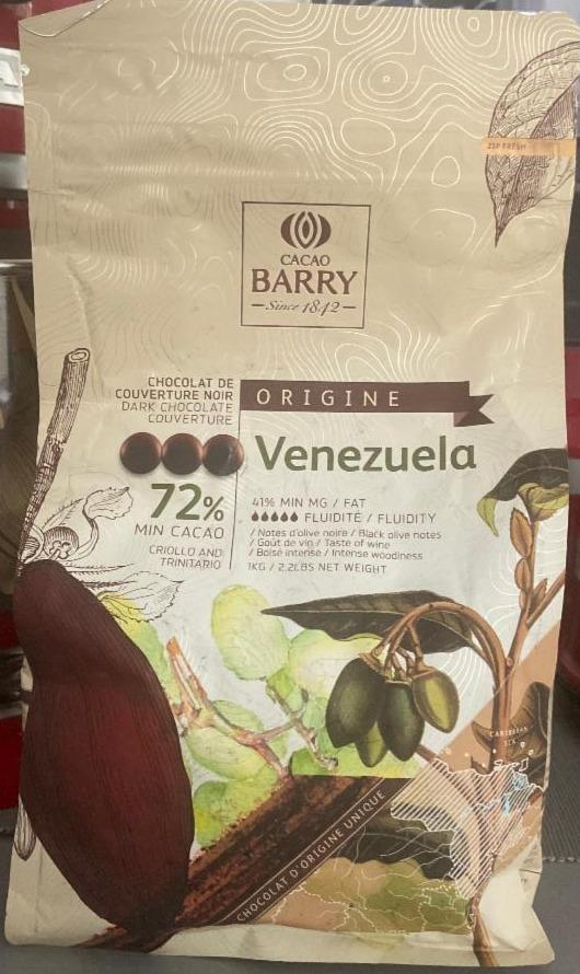 Fotografie - Dark Chocolate Venezuela 72% Cacao Barry