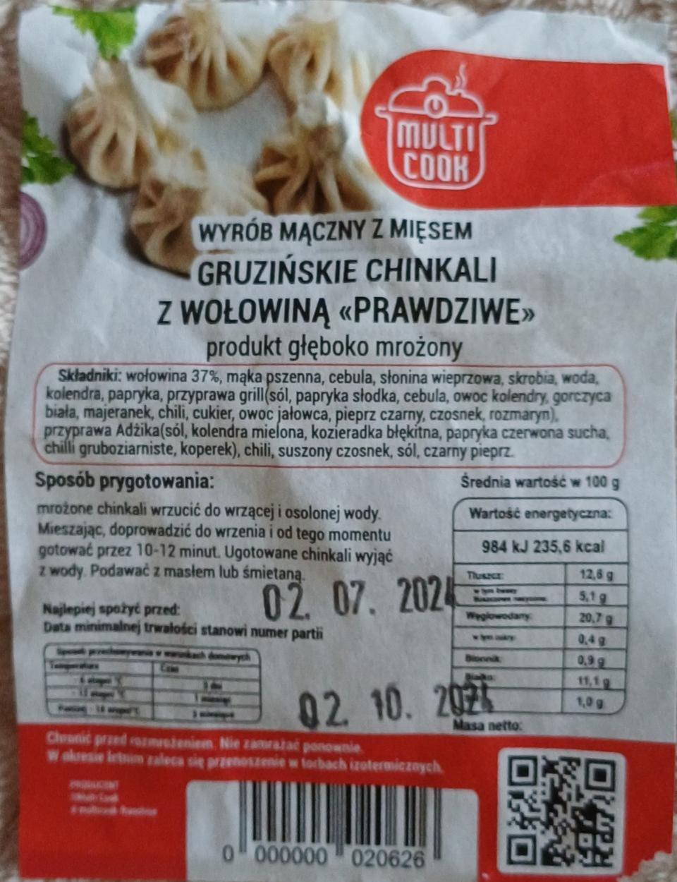 Fotografie - Gruzínské khinkali s hovězím masem Multi Cook