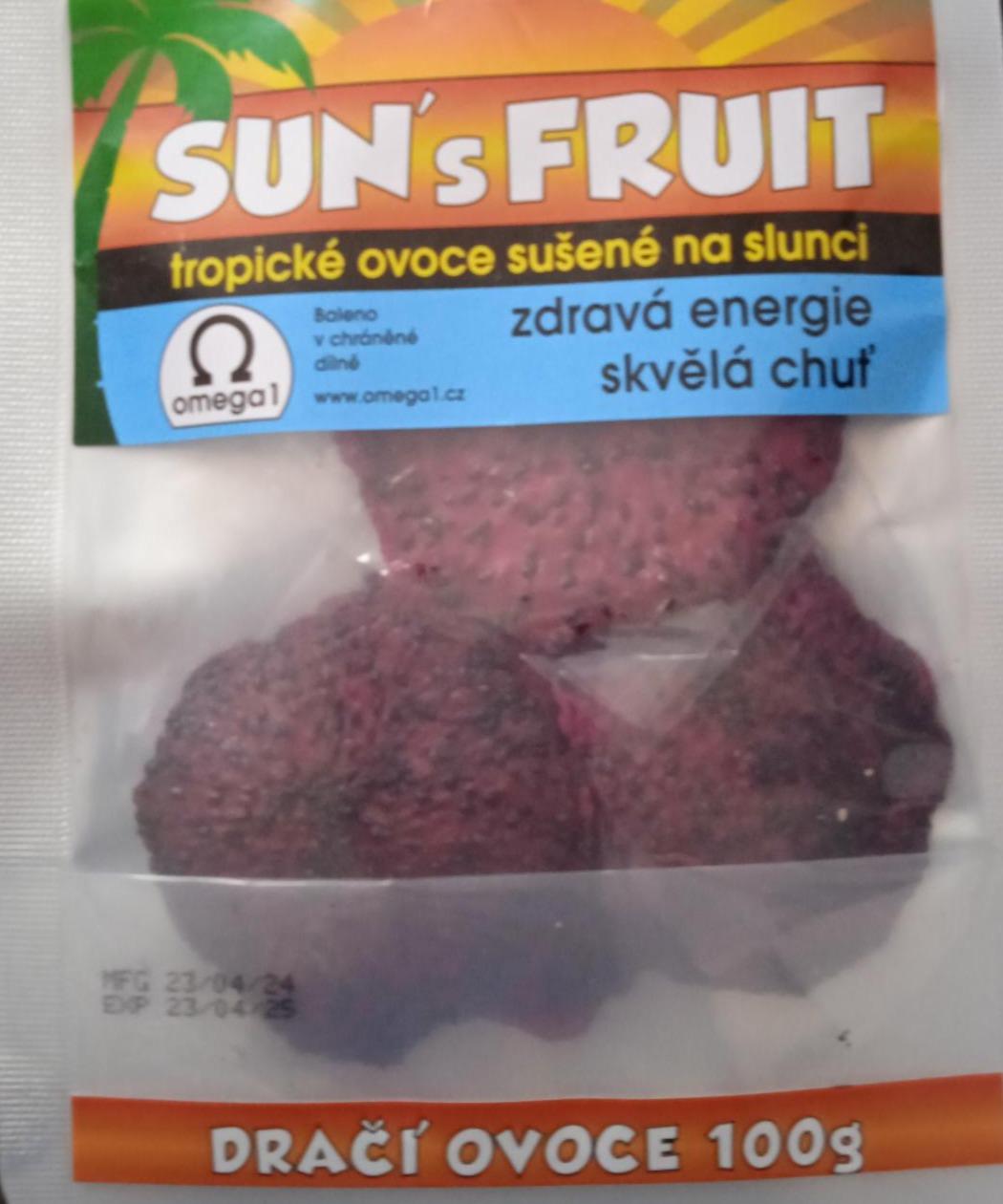 Fotografie - Dračí ovoce tropické ovoce sušené na slunci Sun's fruit