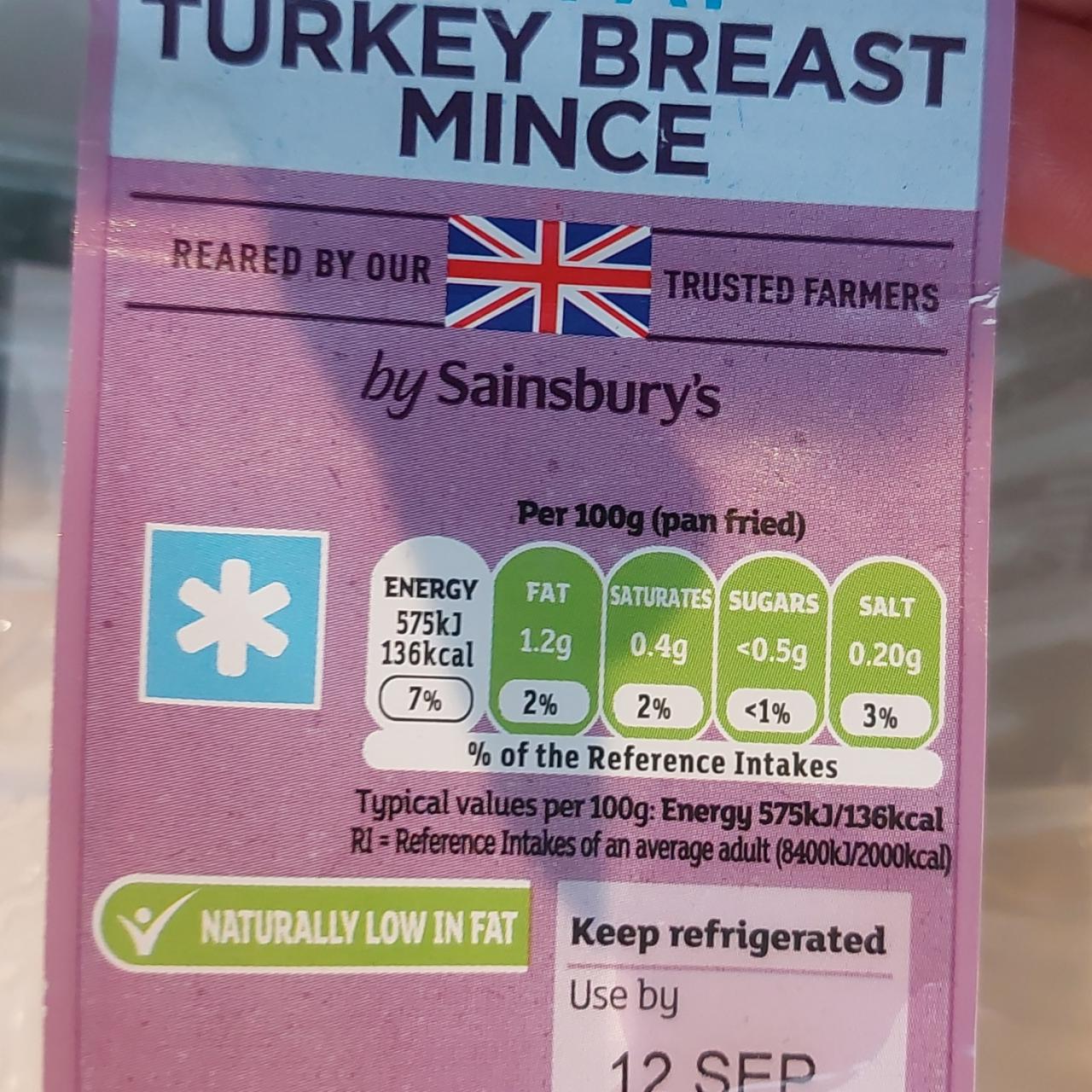 Fotografie - Turkey breast mince Sainsbury's