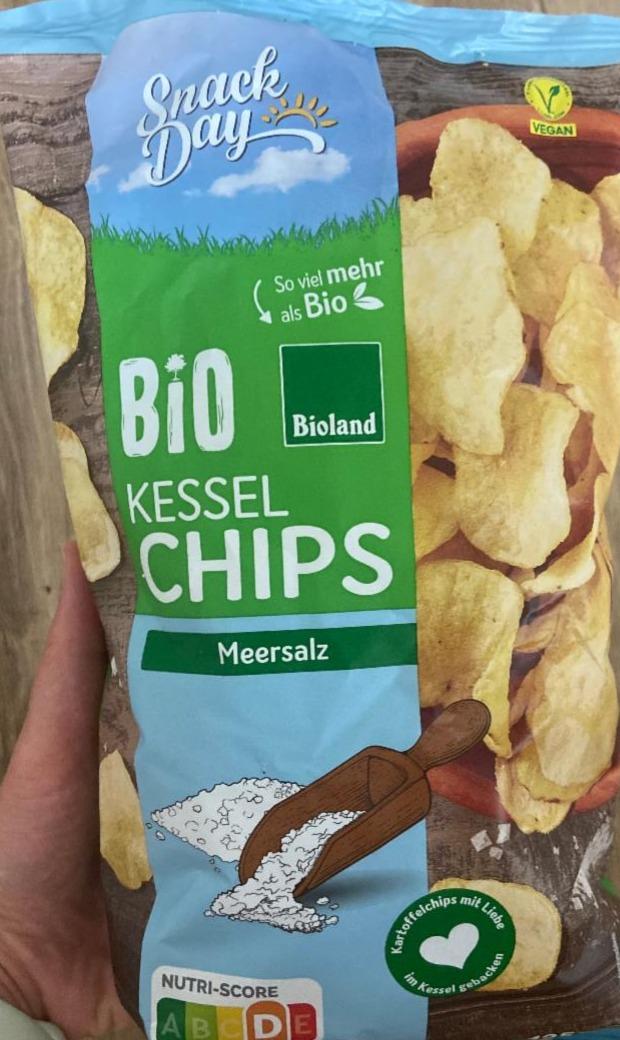 Fotografie - Bio kessel chips meersalz Snack Day