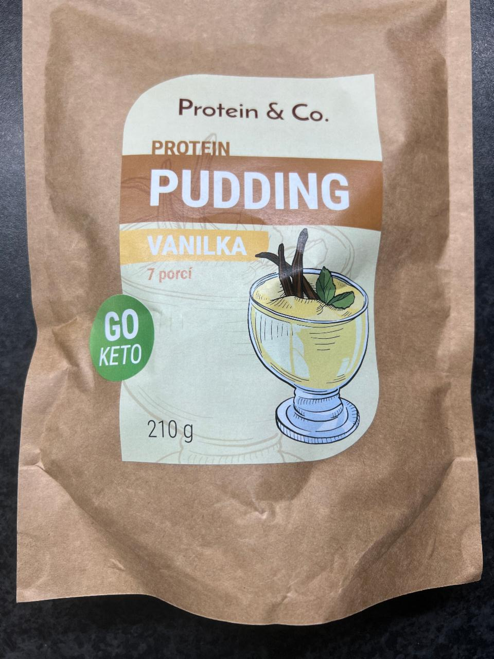 Fotografie - Protein pudding vanilka Protein & Co.