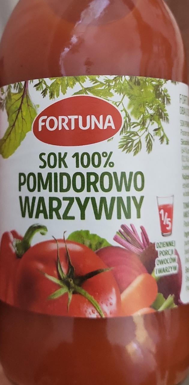 Fotografie - Sok 100% pomidorowo warzywny Fortuna