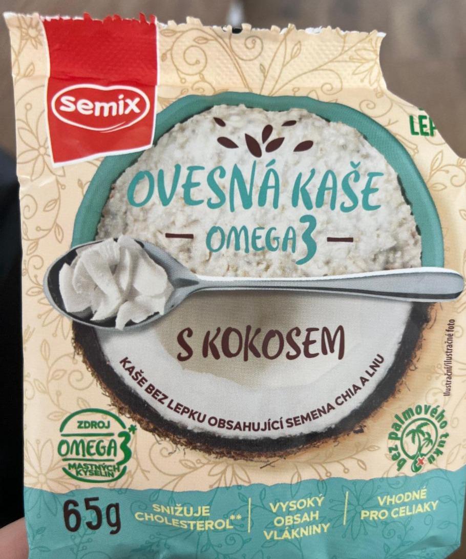 Fotografie - Ovesná kaše Omega 3 s kokosem Semix