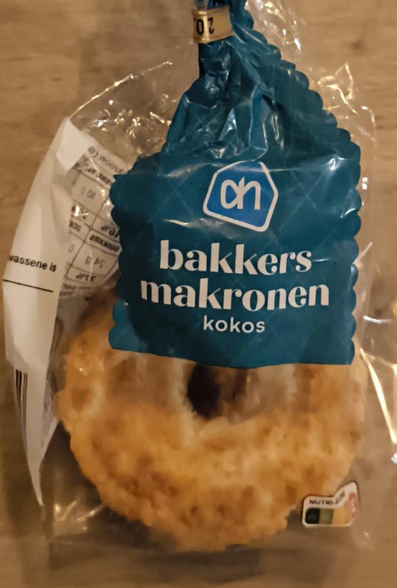 Fotografie - Bakkers makronen kokos kokosmakronen AH