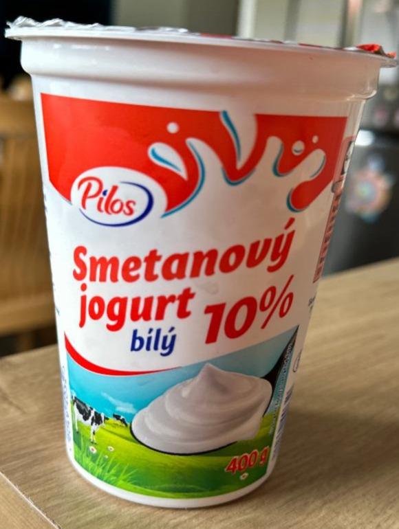 Fotografie - Smetanový jogurt bílý 10% Pilos