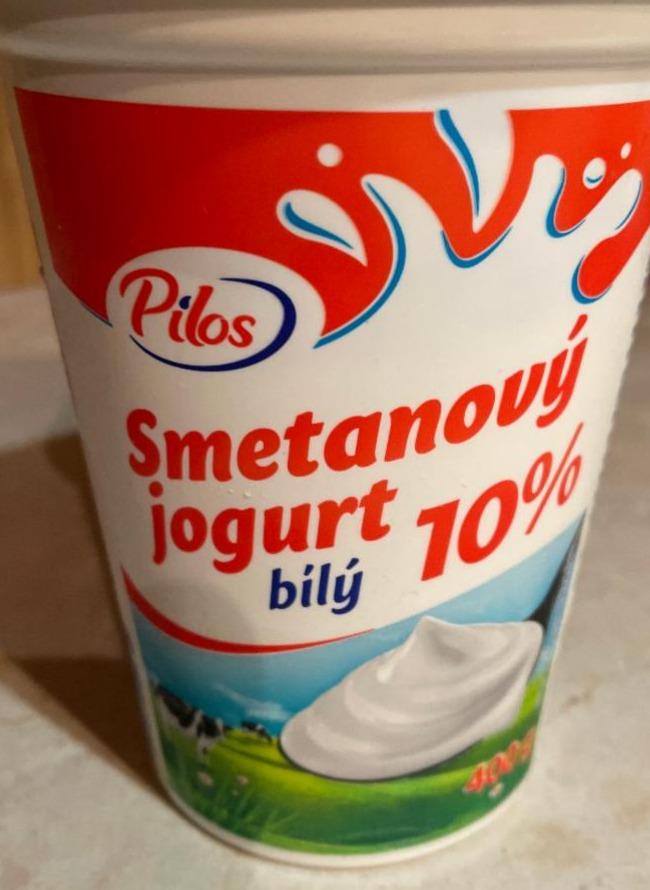 Fotografie - Smetanový jogurt bílý 10% Pilos