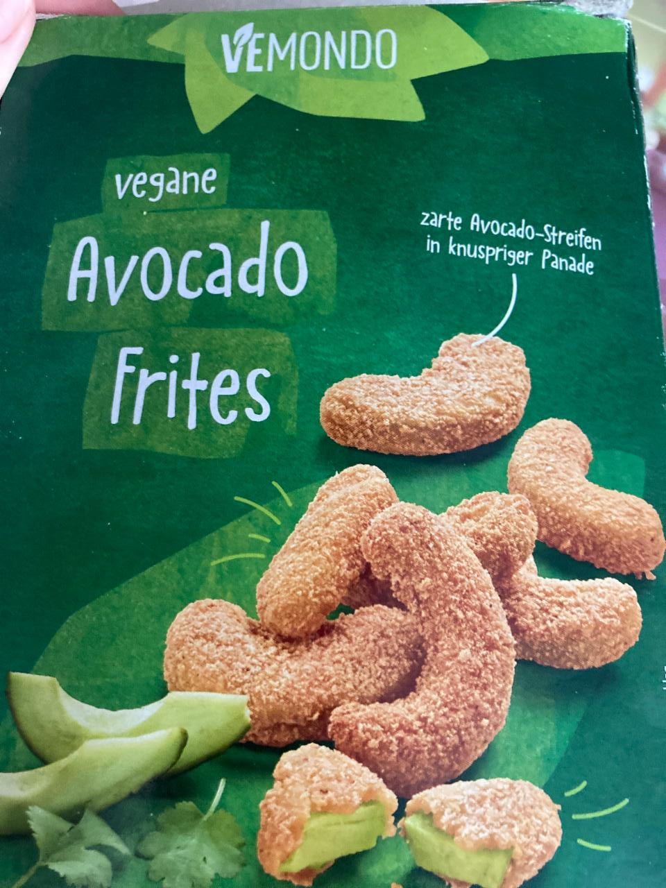 kalorie, hodnoty a Vemondo - kJ Vegane Frites nutriční Avocado