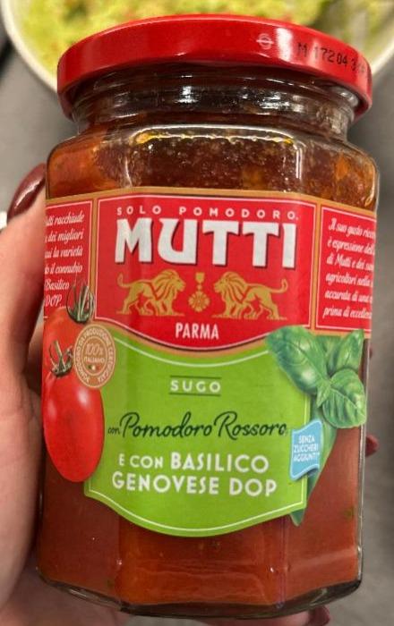 Fotografie - Sugo con Pomodoro Rossoro e con Basilico Genovese DOP Mutti