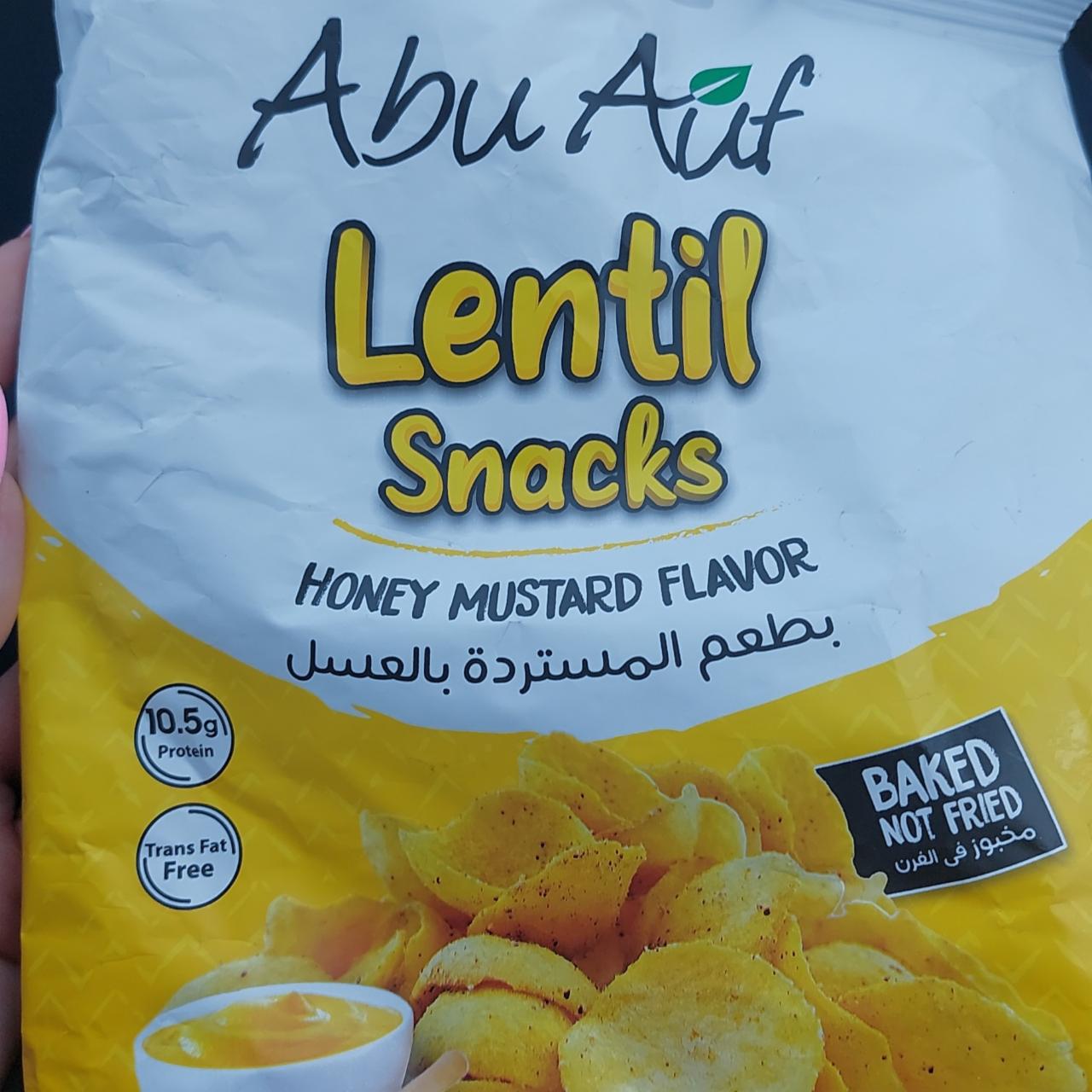 Fotografie - Lentil snacks honey mustard flavor Abu Auf