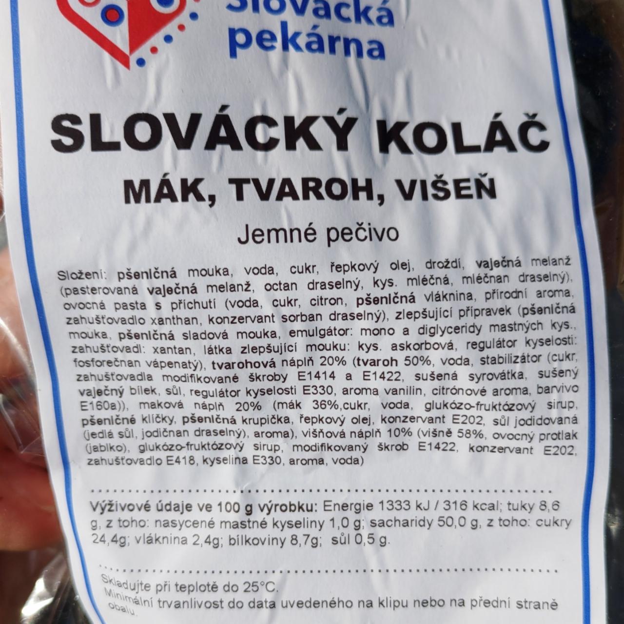 Fotografie - Slovácký koláč mák, tvaroh, višeň Slovácká pekárna