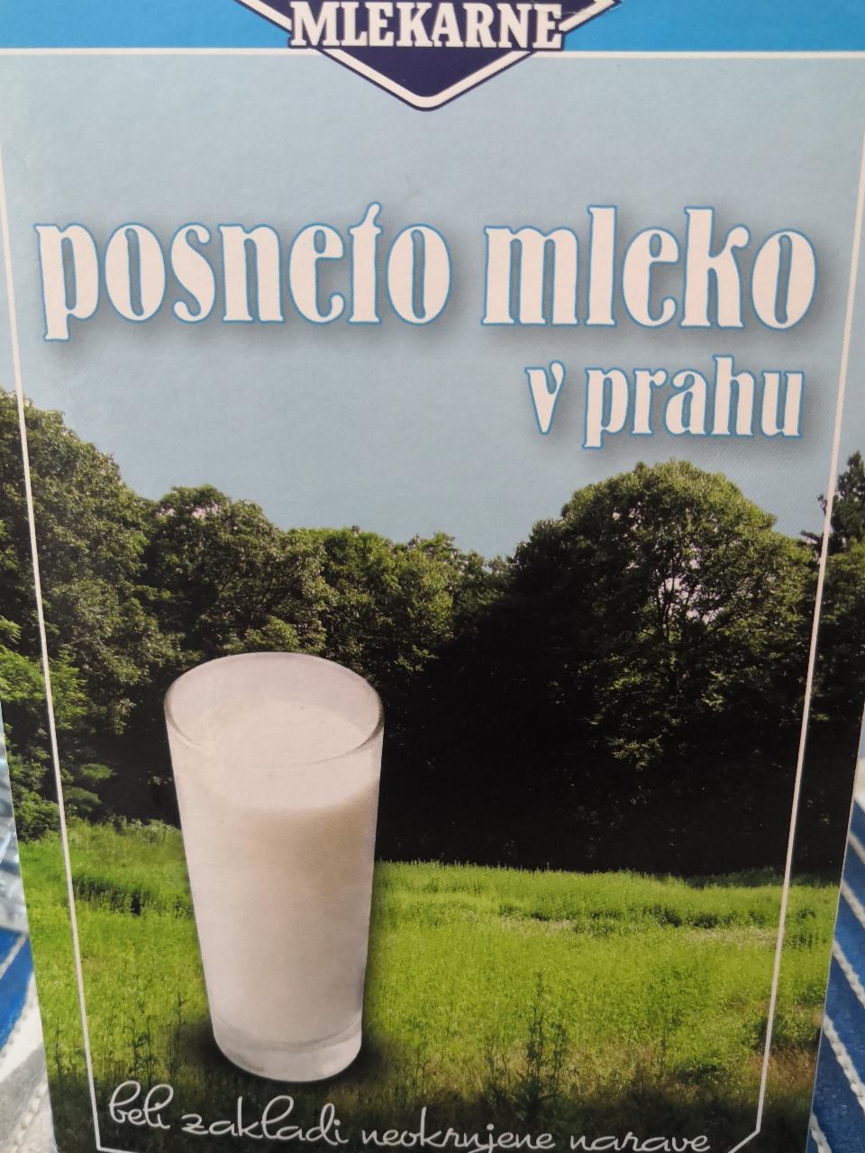 Fotografie - posneto mleko v prahu Pomurske mlekarne