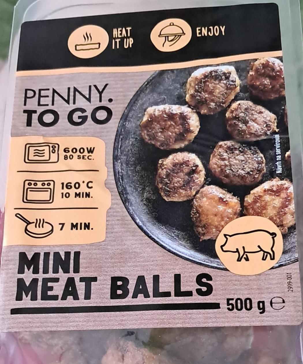 Fotografie - Mini meat balls Penny. To go