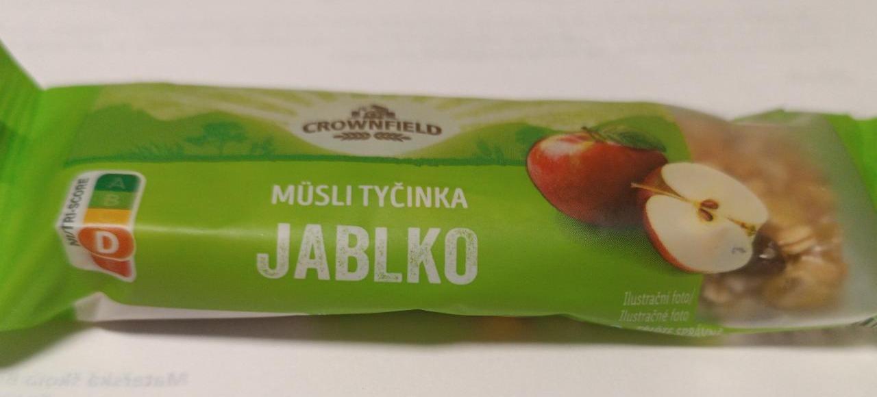 Fotografie - Musli tyčinka jablko Crownfield