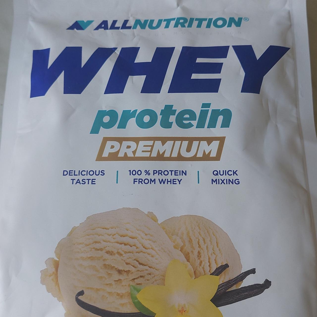 Fotografie - Whey protein premium vanilla Allnutrition