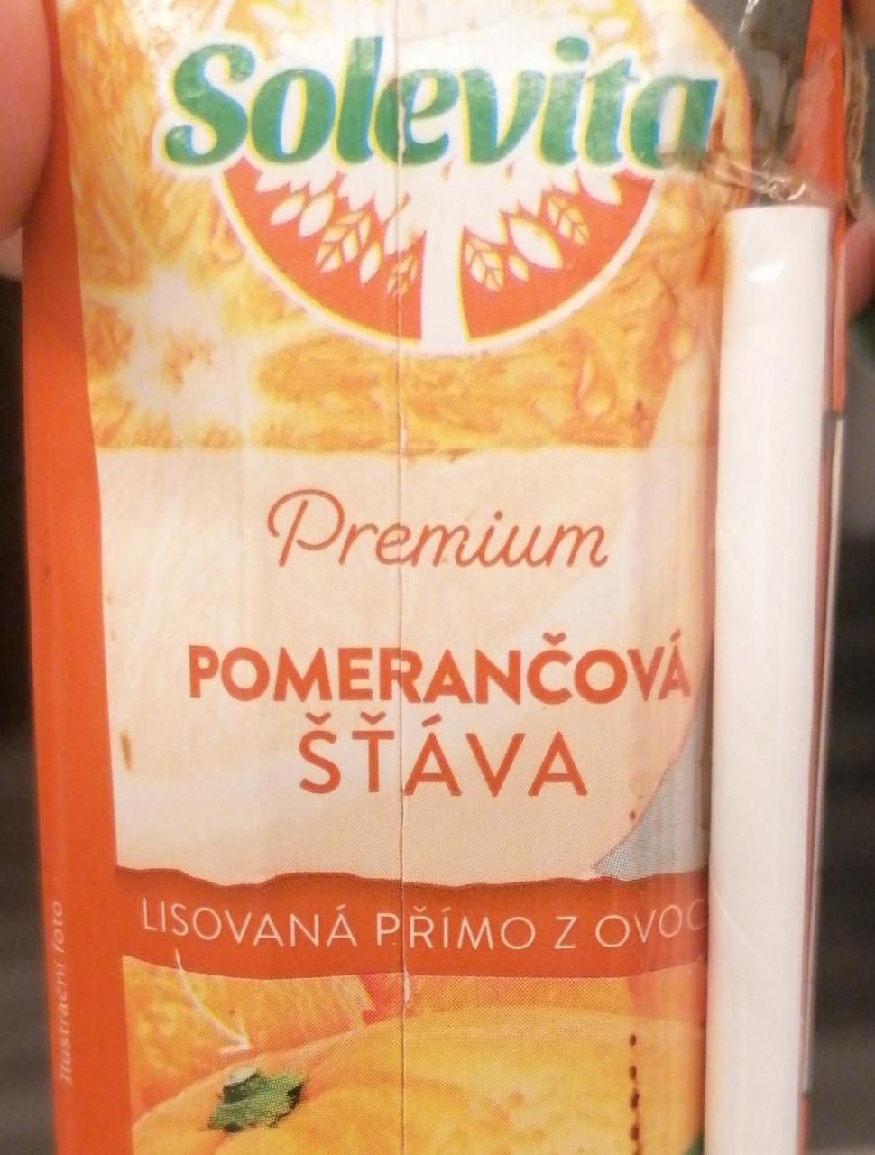 Fotografie - Pomerančová šťáva premium Solevita