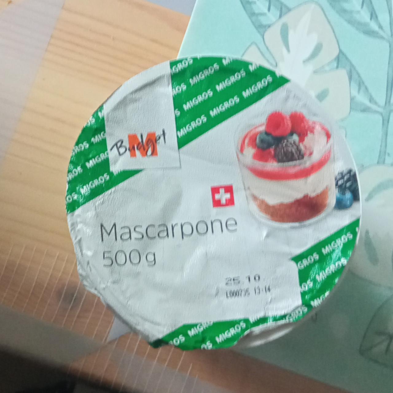 Fotografie - mascarpone Migros M-Budget