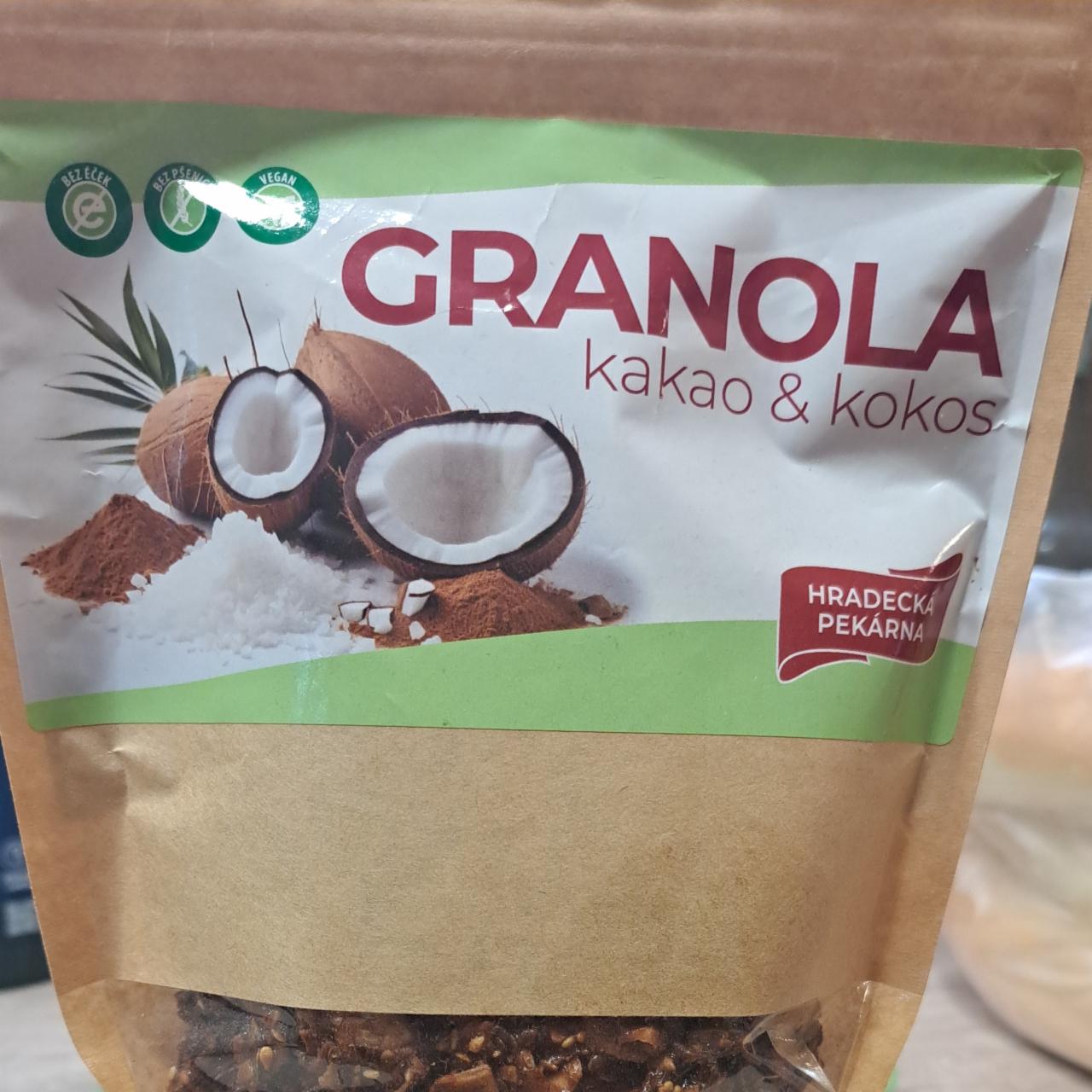 Fotografie - Granola Kakao & kokos Hradecká Pekárna