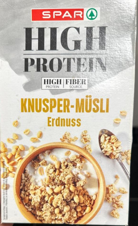 Fotografie - High Protein Knusper-müsli Erdnuss Spar