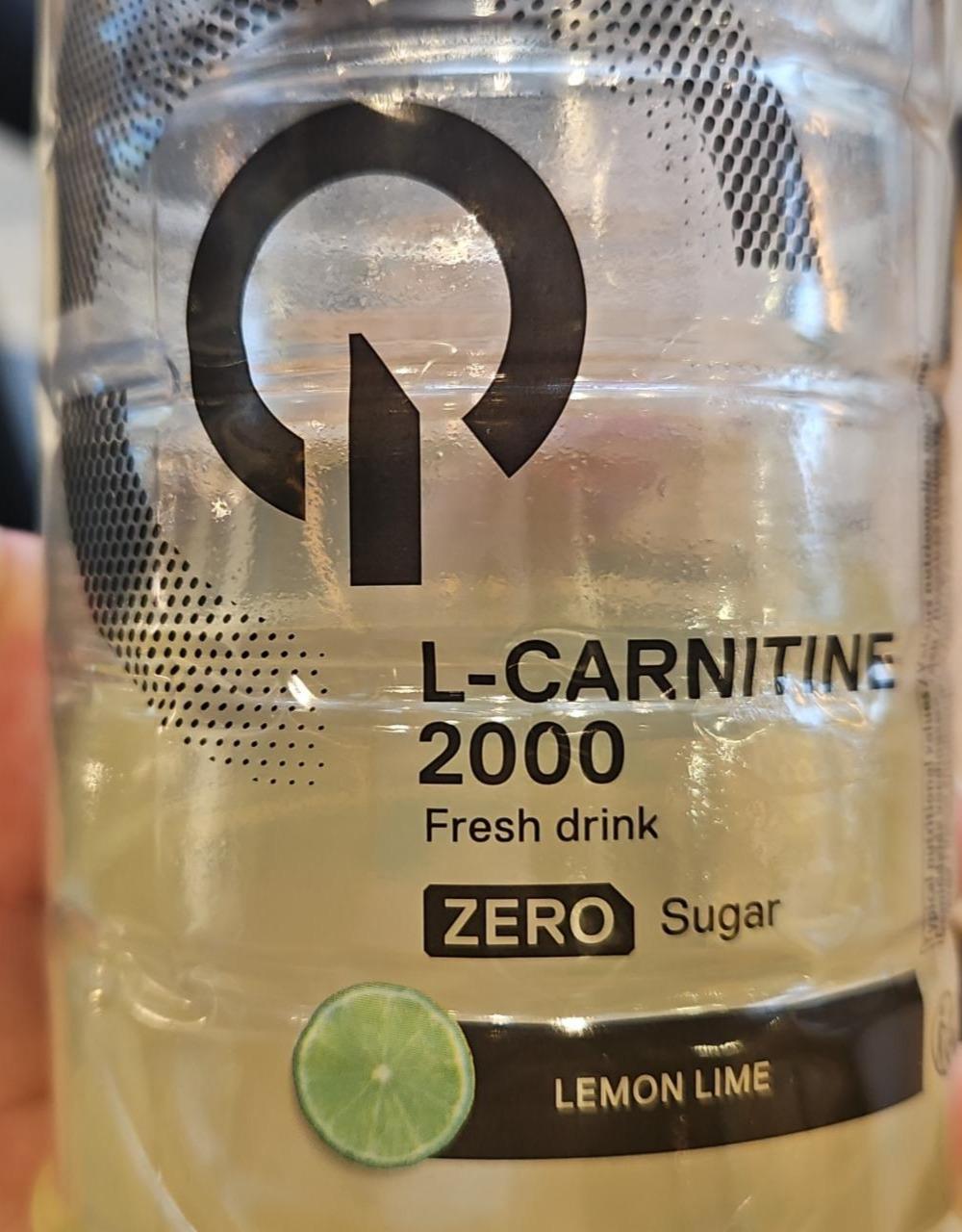 Fotografie - L-Carnitine 2000 fresh drink zero sugar lemon lime QNT