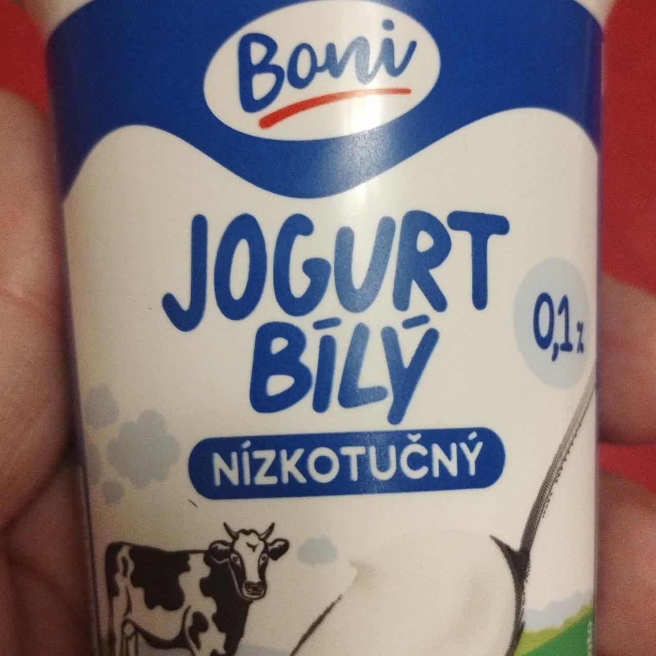 Fotografie - Jogurt bílý nízkotučný 0,1% Boni