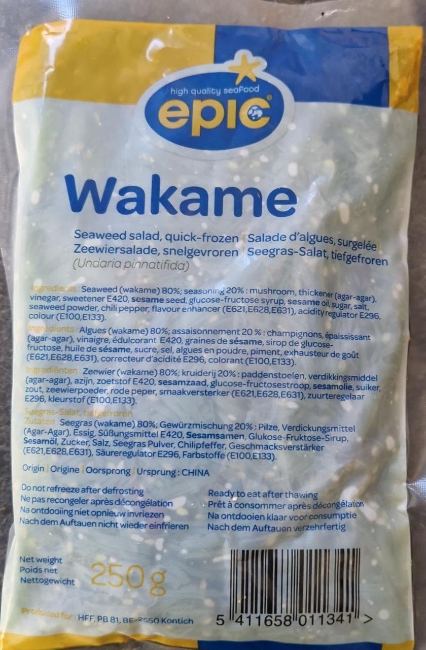 Fotografie - Salát wakame z mořských řas epic