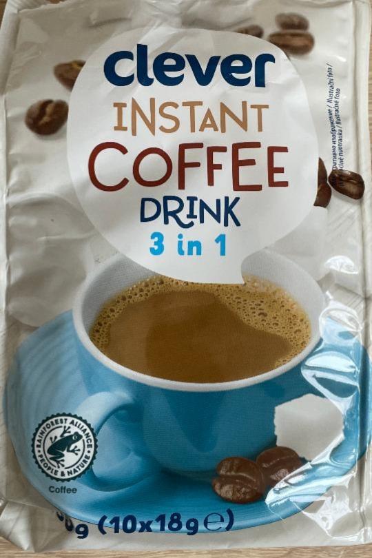 Fotografie - Instant coffee drink 3in1 Clever