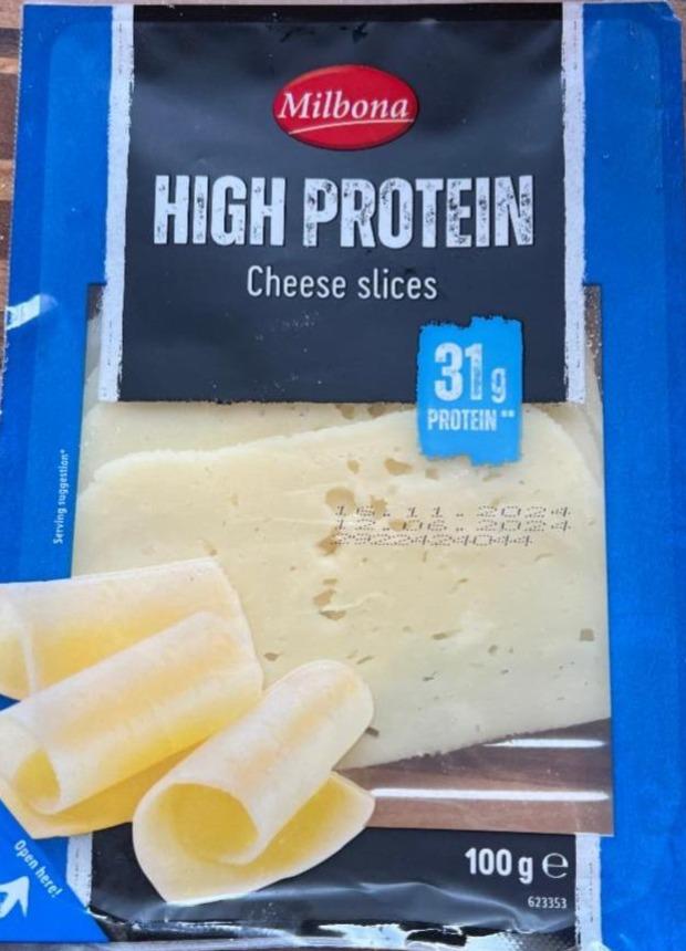 Fotografie - High protein cheese slices Milbona