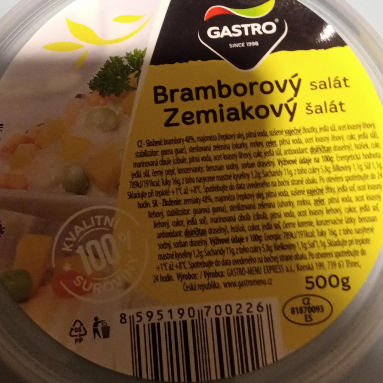 Fotografie - Bramborový salát Gastro