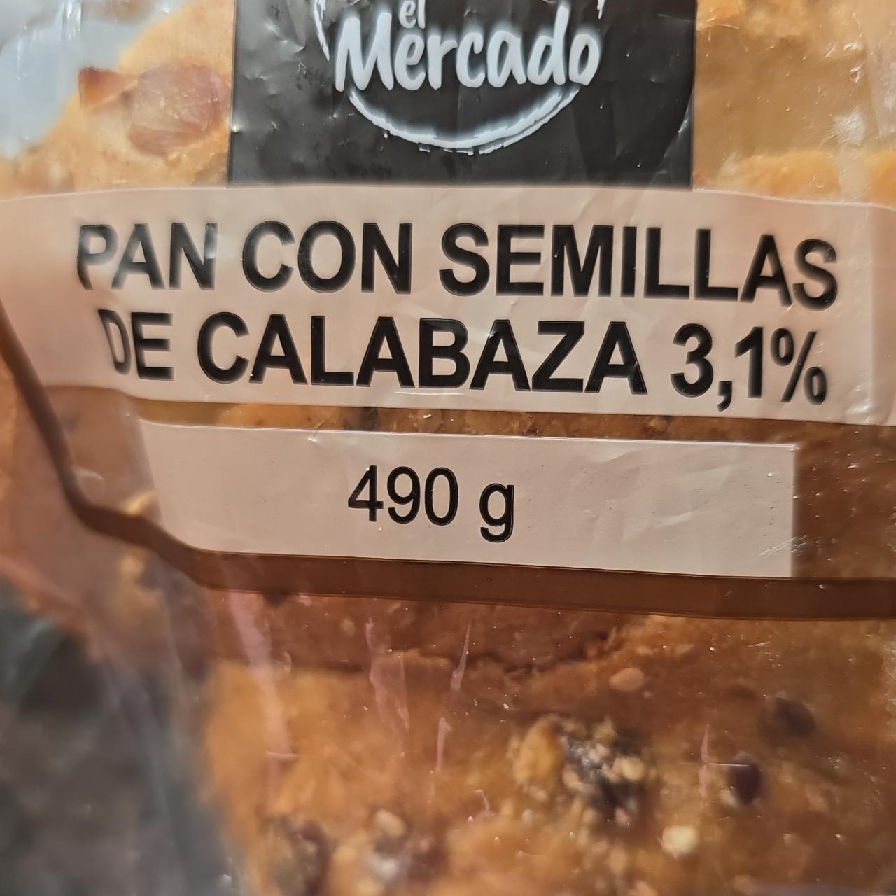 Fotografie - Pan con semillas de calabaza 3,1% El Mercado