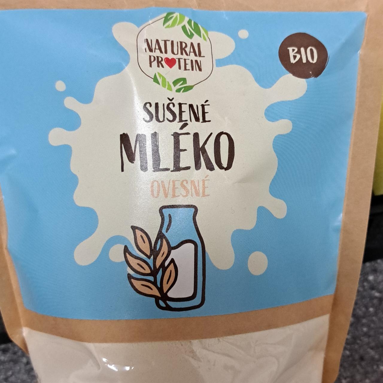 Fotografie - Bio sušené mléko ovesné Natural protein