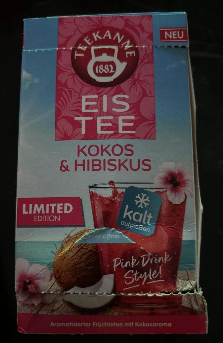 Fotografie - Eis tee kokos & hibiscus Teekanne