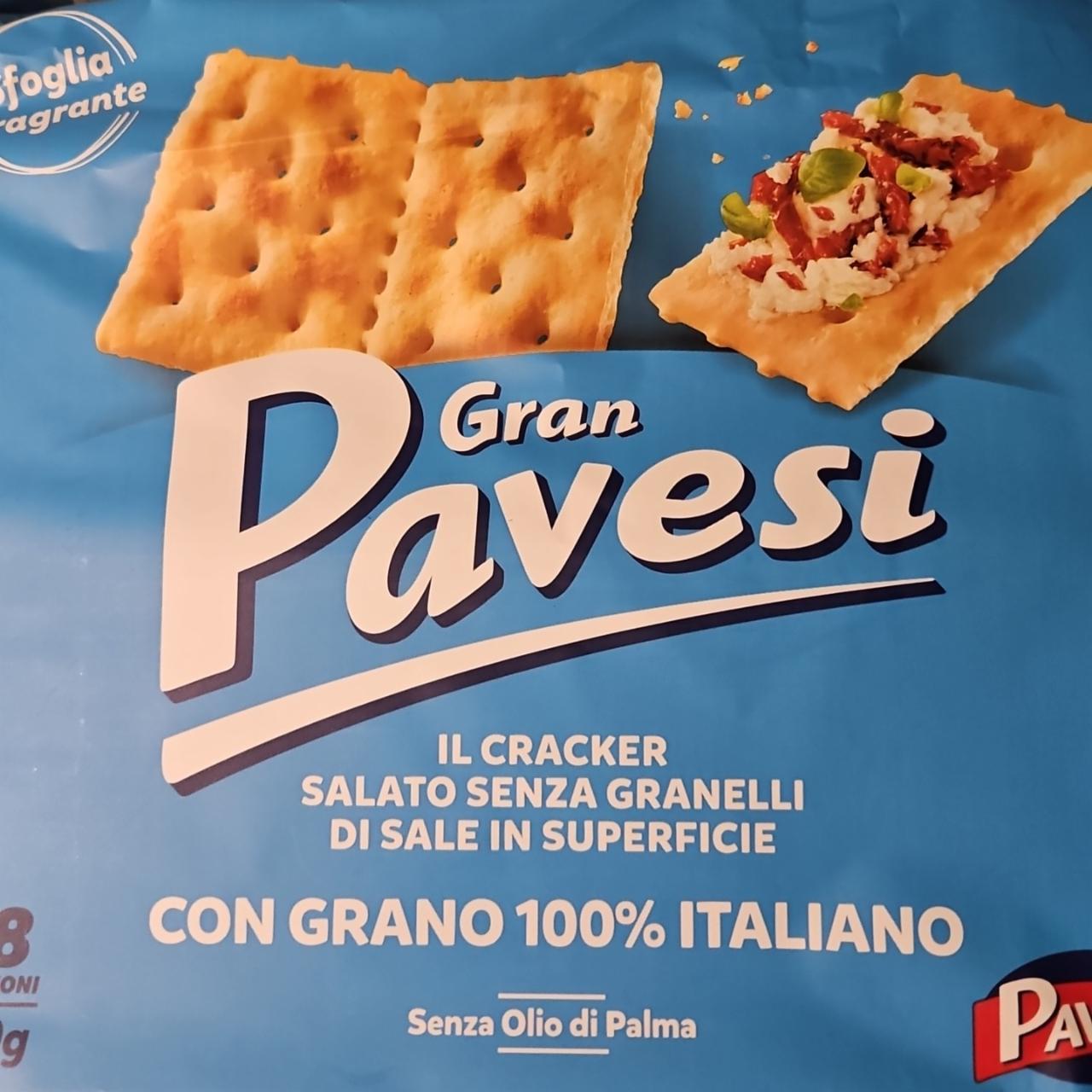 Fotografie - Gran Pavesi il cracker salato senza granelli di sale in superficie Pavesi