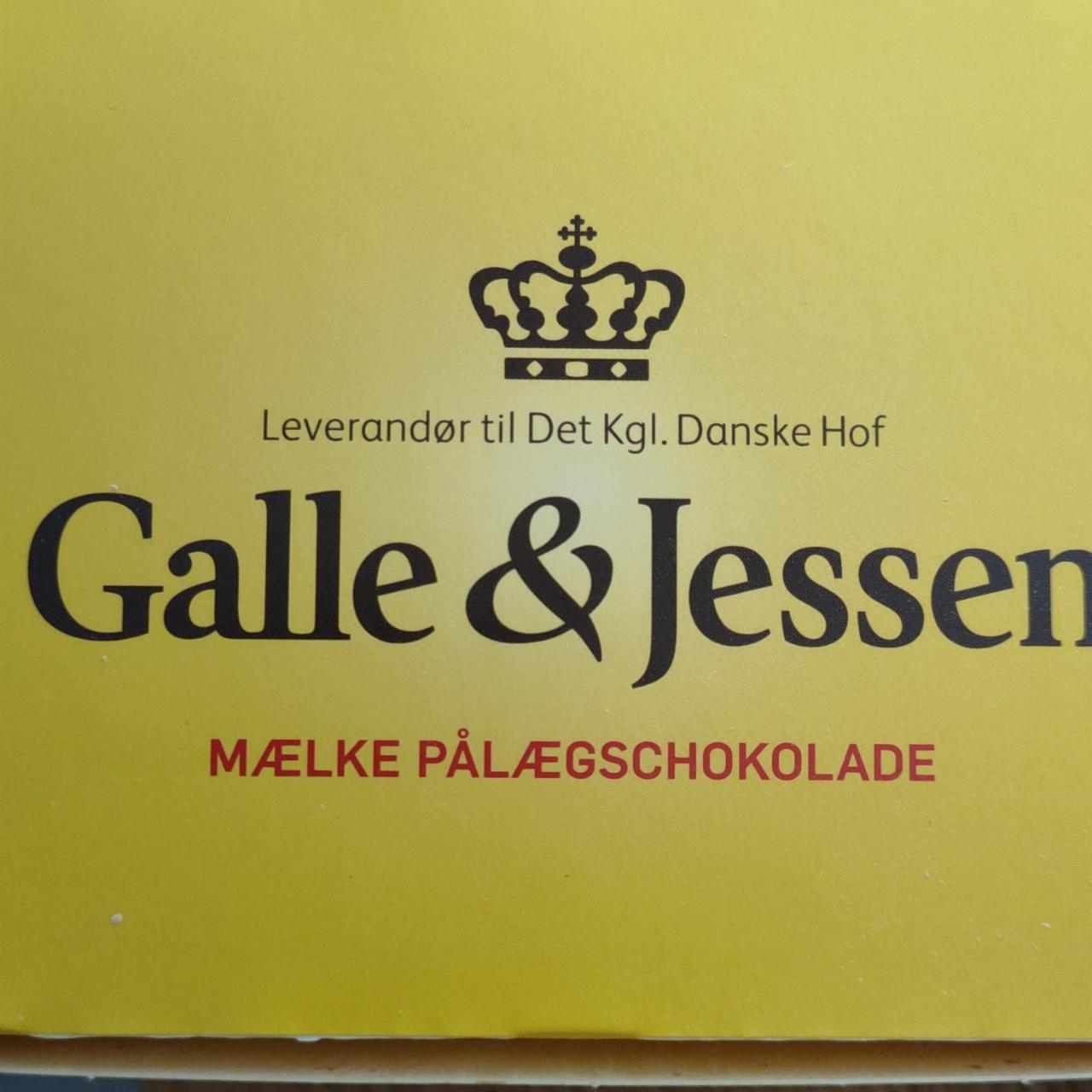 Fotografie - Mælke pålægschokolade Galle & Jessen